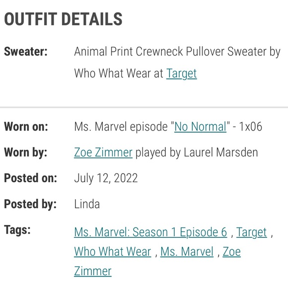 ⏰ Who What Wear x Target Zebra Stripe Crewneck Sweater in Black & Orchid NWT - Picture 3 of 9